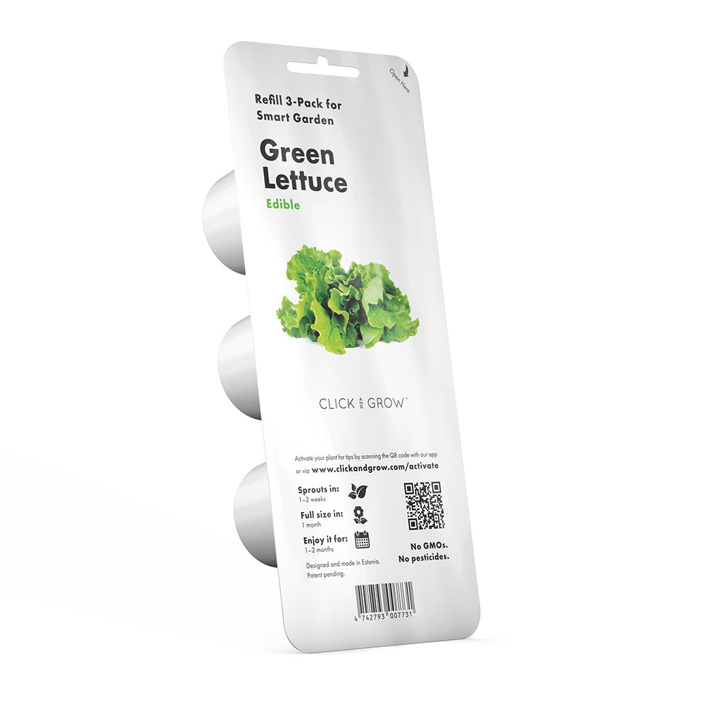 Click & grow Pflanzkapsel Grüner Salat 3er Packung
