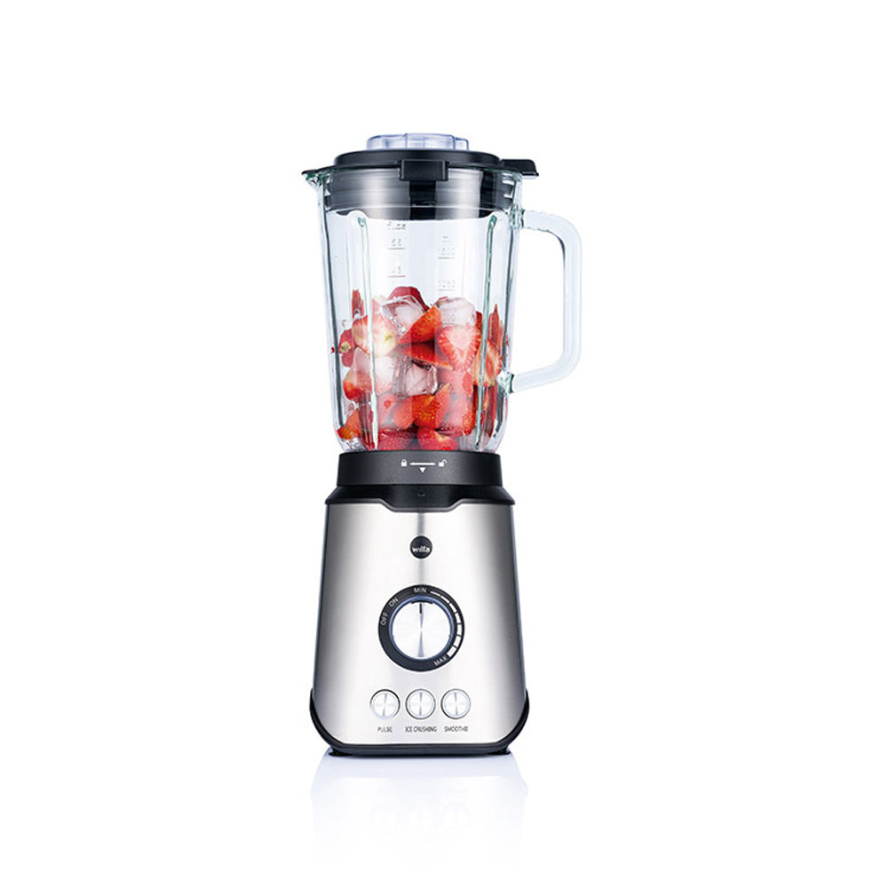 Wilfa Smooth Standmixer-Krug mit roten Früchten und Eis