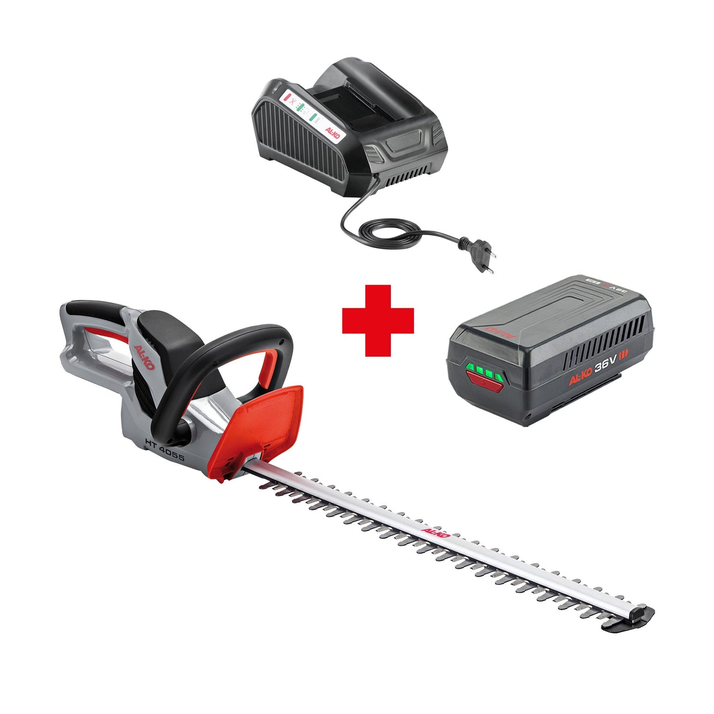 AL-KO Akku-Heckenschere 36V - HT 4055 SET - inkl. Akku und Ladegerät
