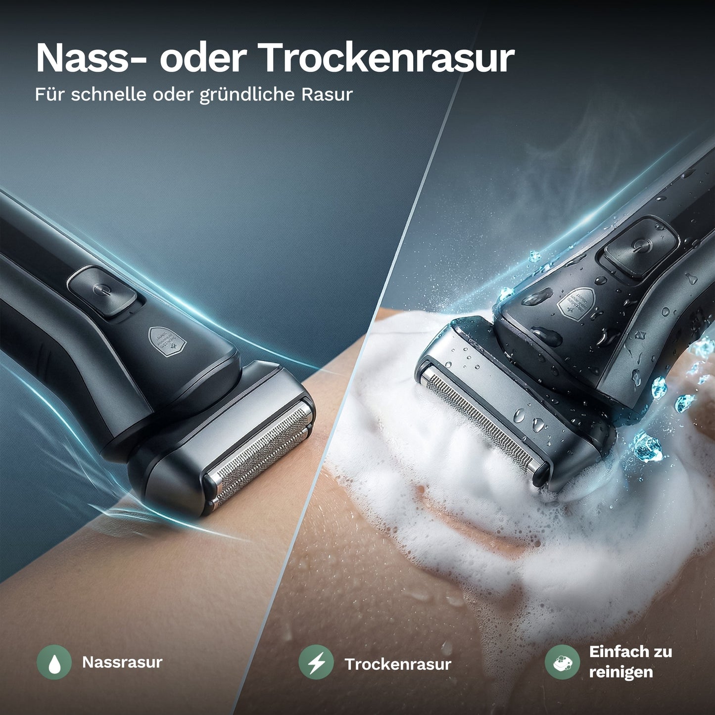 MOOSOO RS726 - Golarka elektryczna dla mężczyzn