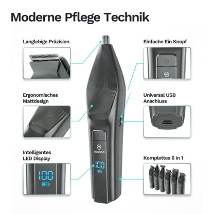Moosoo RS1901 - Trymer do brody dla mężczyzn