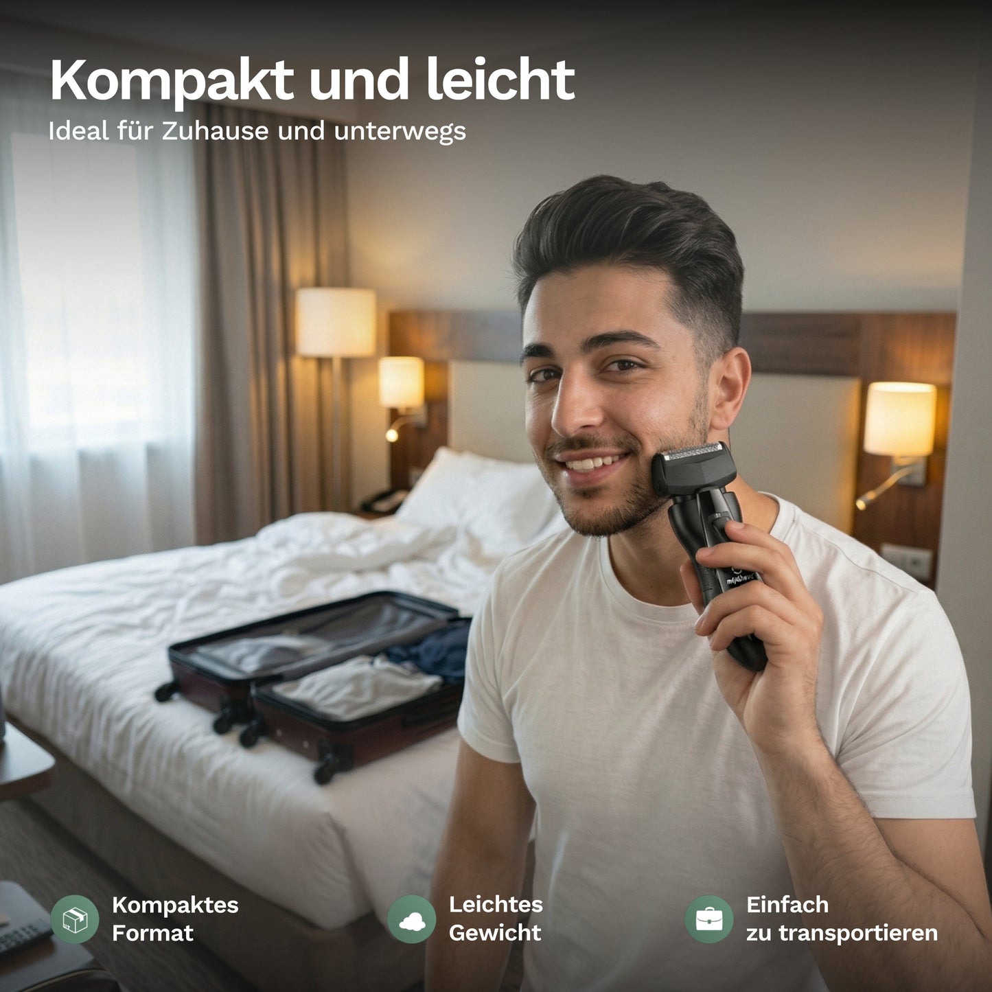 MOOSOO RS726 - Golarka elektryczna dla mężczyzn