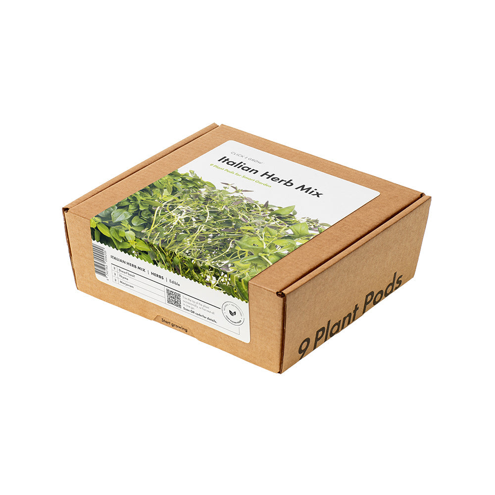 Click & grow Capsule de plantation Mélange d'herbes italiennes Pack de 9