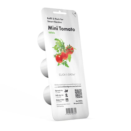 Click & grow Pflanzkapsel - rote Mini-Tomaten (3-er Packung)