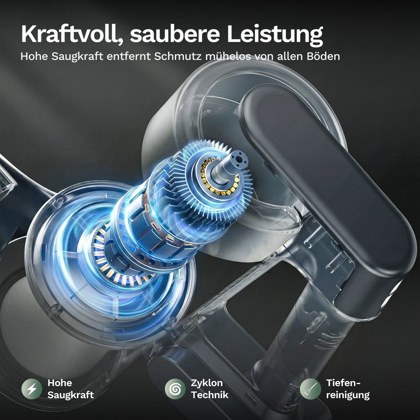 Moosoo S5 Mate - Akku Staubsauger