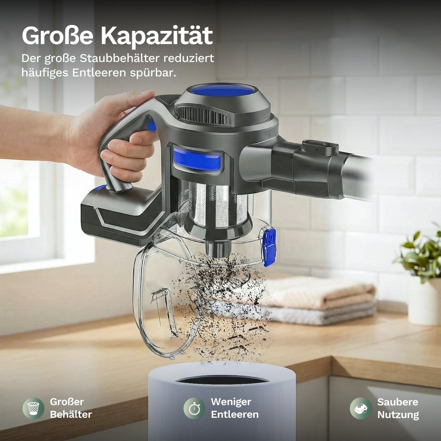 Moosoo XL-618A - Akku Staubsauger