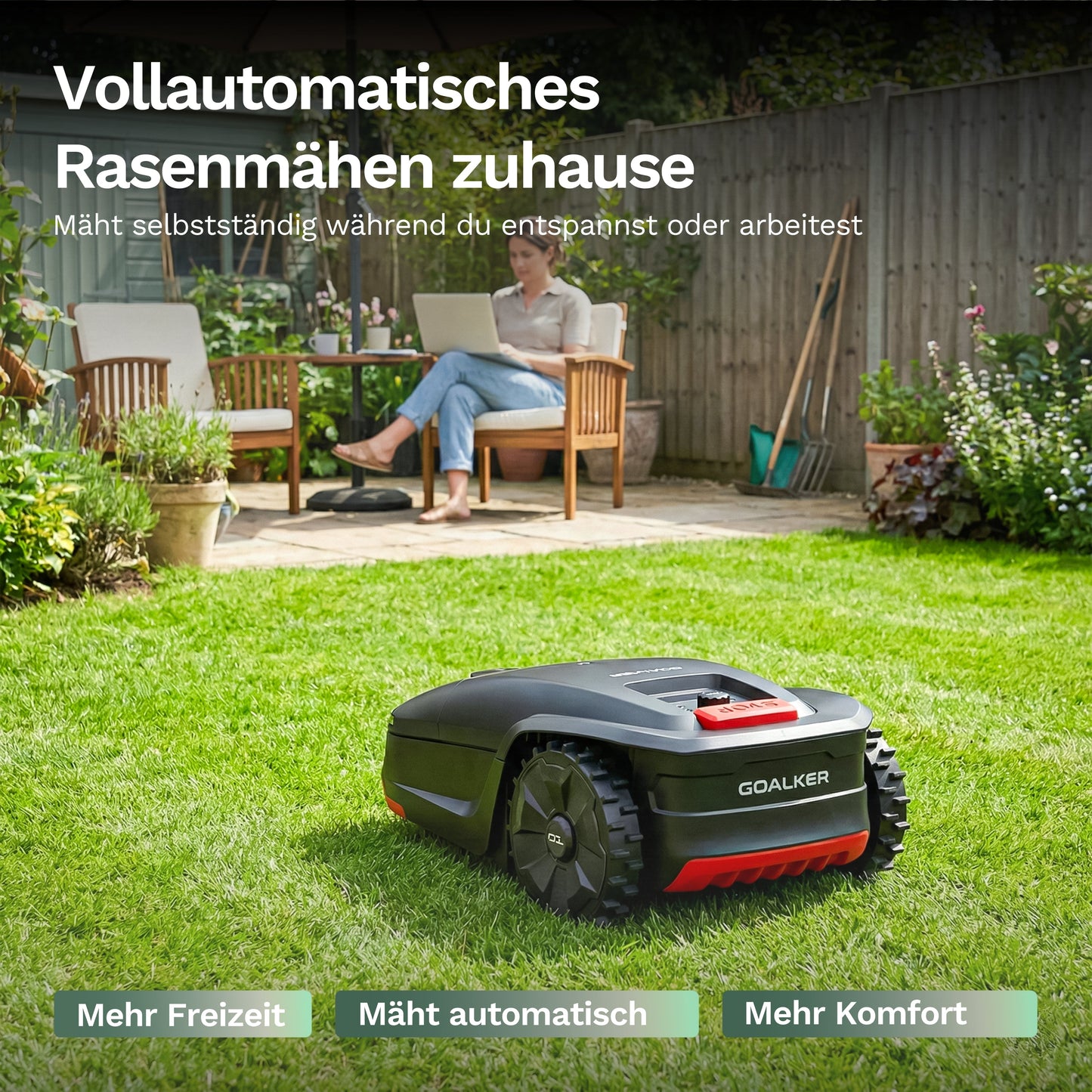 Goalker H1 – Mähroboter ohne Begrenzungskabel