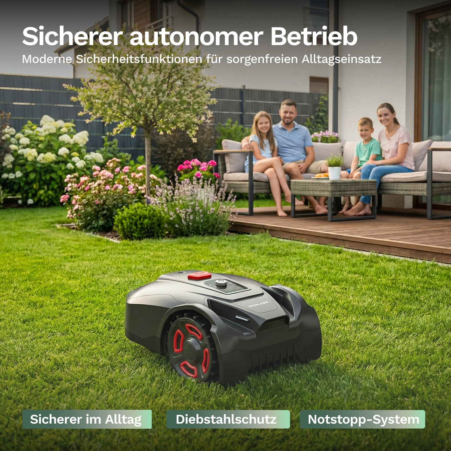 Goalker H3 – Mähroboter ohne Begrenzungskabel