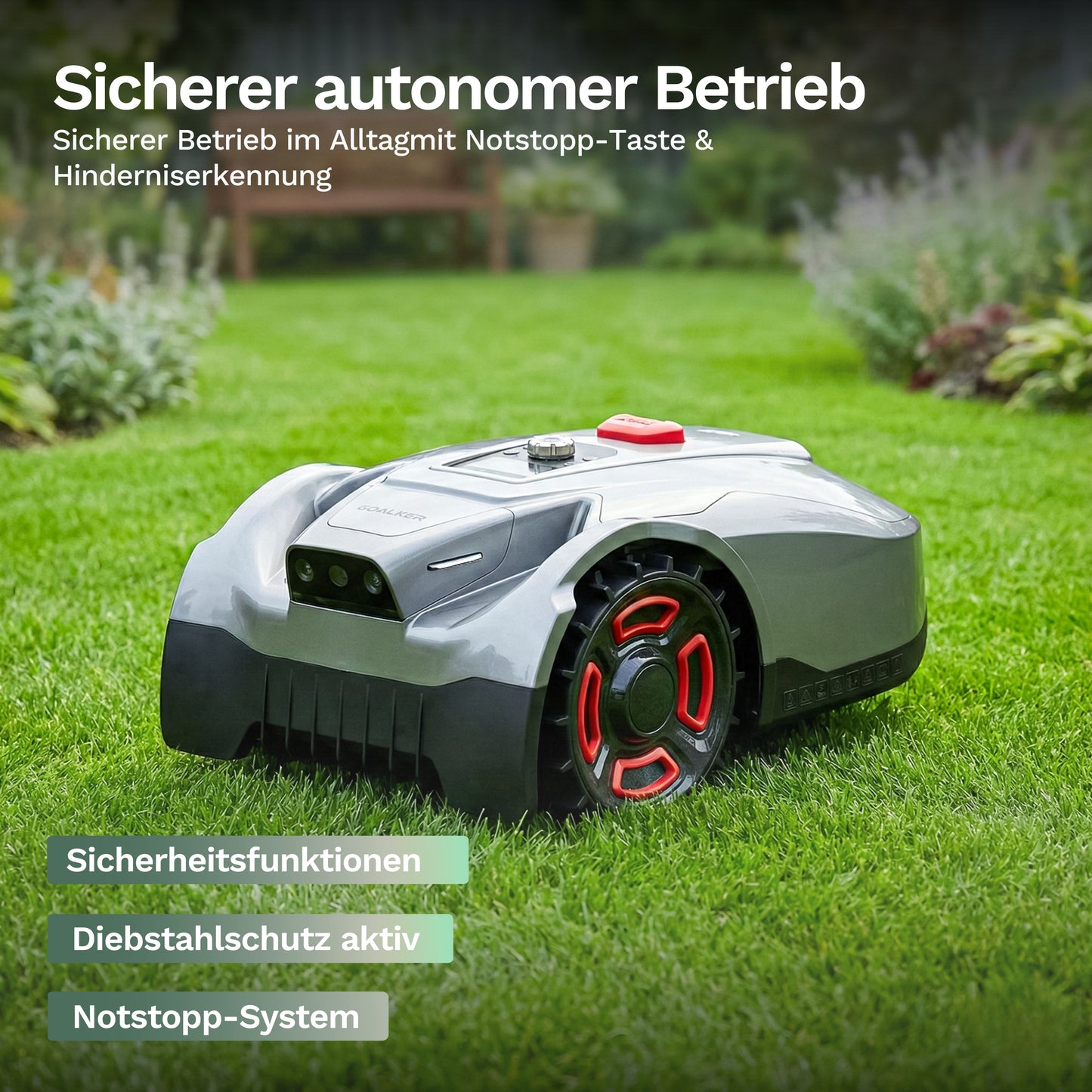 Goalker H5 – Mähroboter ohne Begrenzungskabel