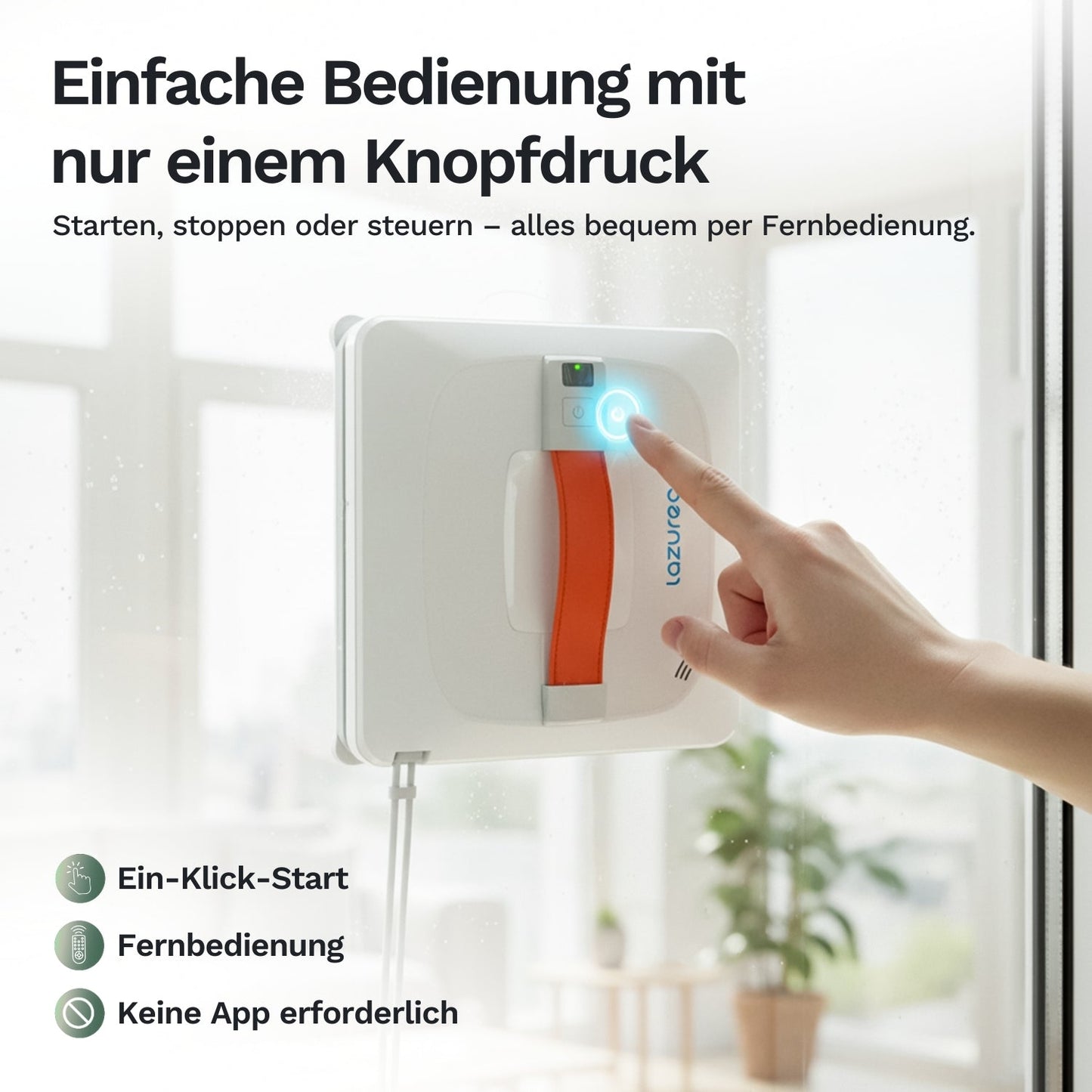 Lazurec A9 Pro Fensterputzroboter – Für smarte, aufwandfreie Fensterreinigung