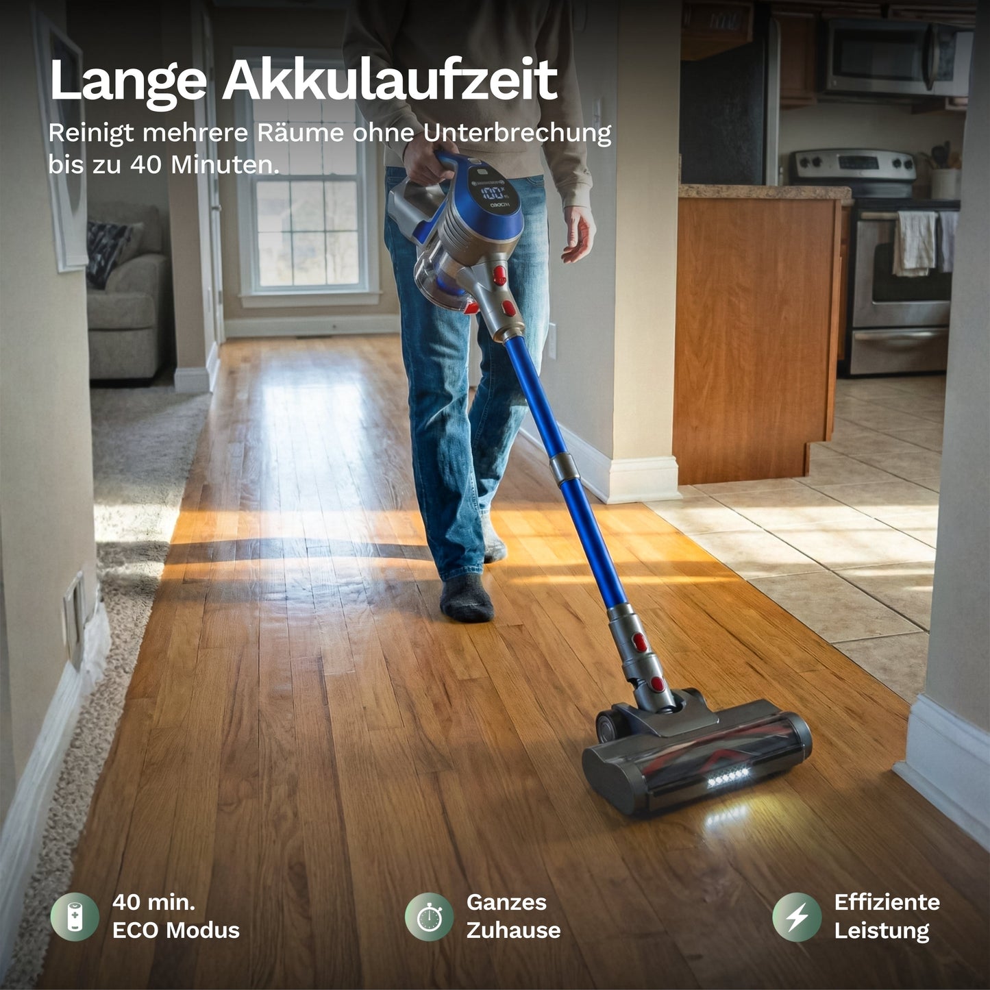 Moosoo AC1 - Akku Staubsauger