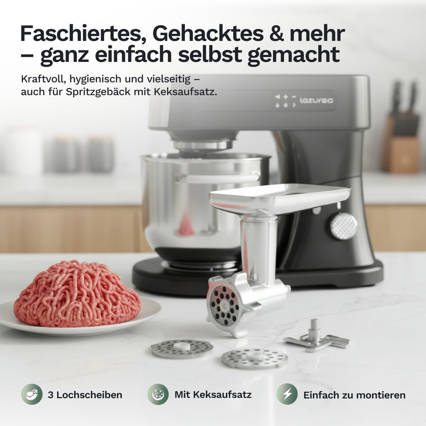 Přídavný mlýnek na maso pro Lazurec Bakara Mix ONE