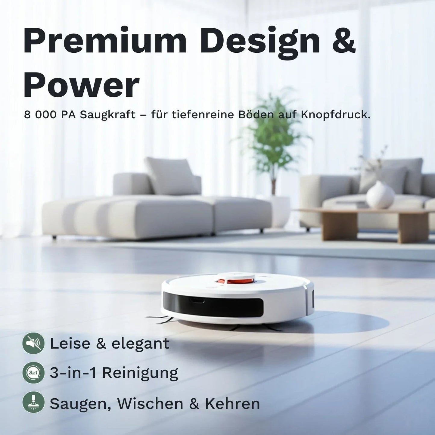 Tesvor S8 Max - Robot aspirapolvere e lavapavimenti - dispositivo dimostrativo testato