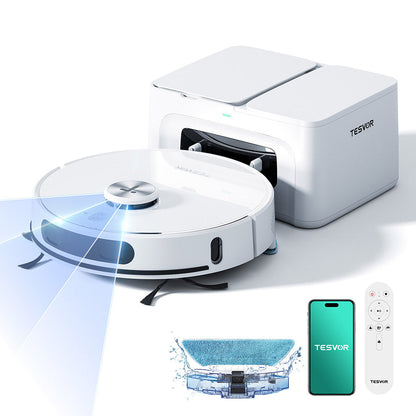 Tesvor S8 Max Saug und Wischroboter Lieferumfang