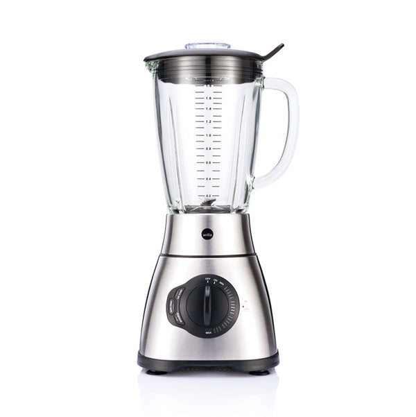 Wilfa Xplode Vital Standmixer mit Glaskrug, Messskala und Edelstahlbasis