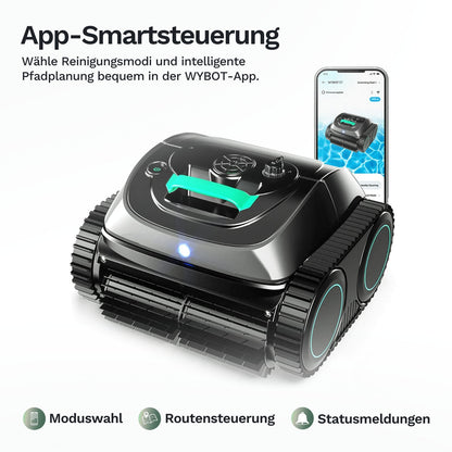 Wybotics Wybot C1 - Akumulátorový bazénový robot s inteligentní navigací