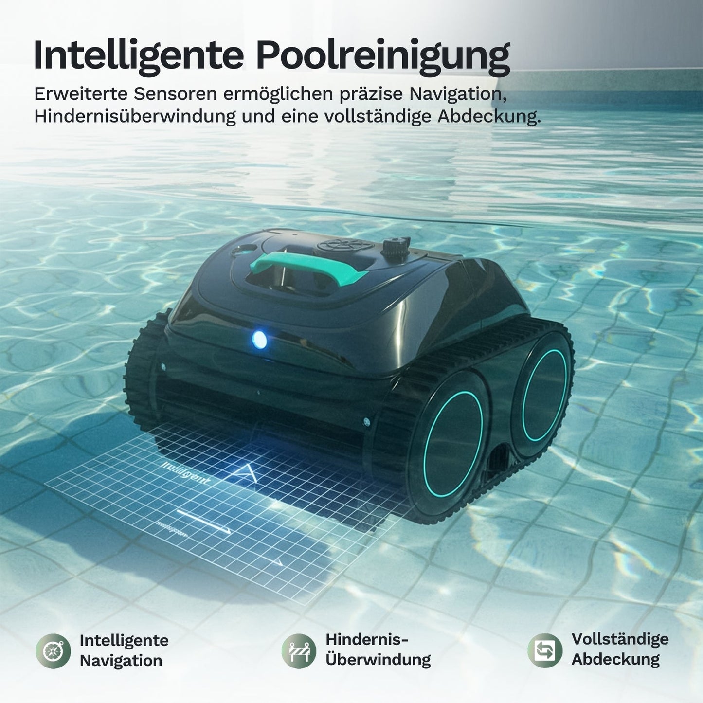 Wybotics Wybot C1 - Akumulátorový bazénový robot s inteligentní navigací