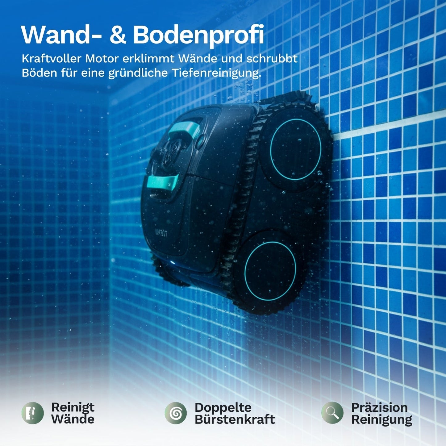 Wybotics Wybot C1 - Akumulátorový bazénový robot s inteligentní navigací