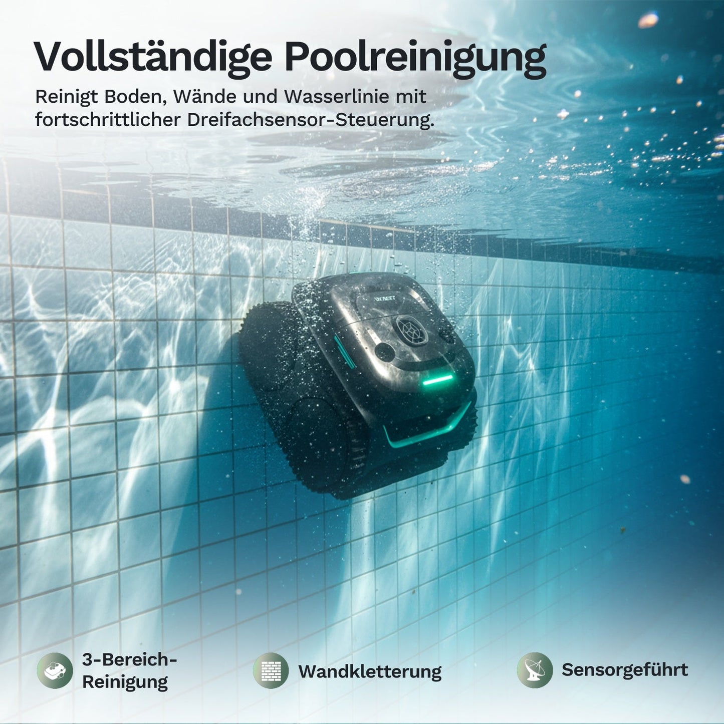 Wybotics Wybot C2 Vision - Akku Poolroboter mit smarter Reinigung
