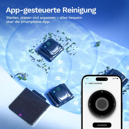 Wybotics Wybot S2 Solar - Akku Poolroboter mit automatischer Schmutzerkennung