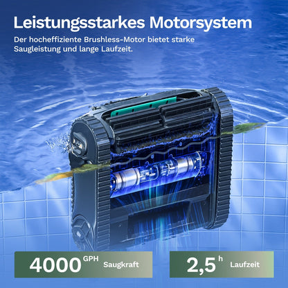 Wybotics Wybot S2 Solar - Akku Poolroboter mit automatischer Schmutzerkennung