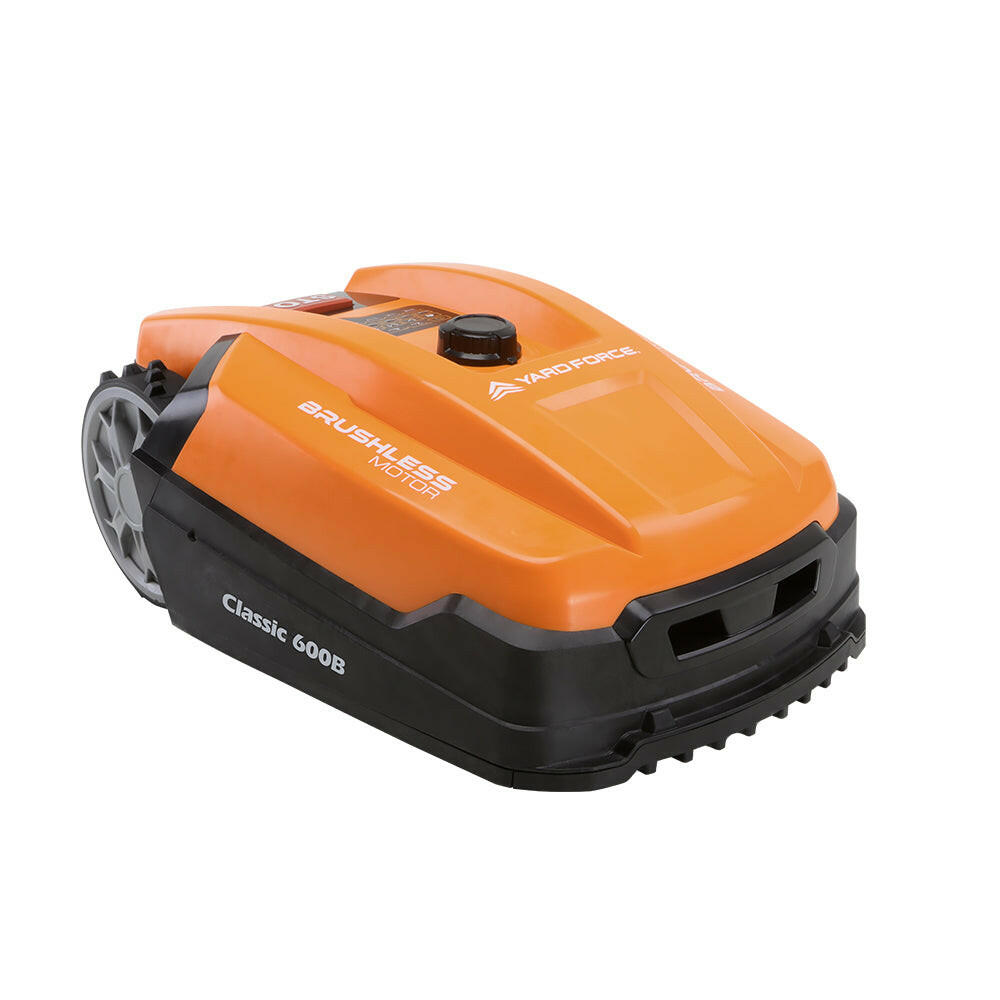Yard Force Classic 600B Rasenroboter, Seitenansicht von rechts